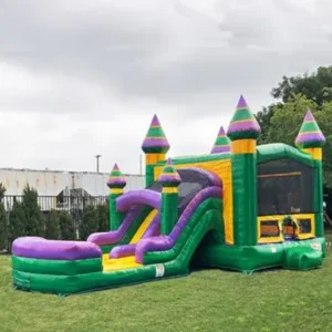 Amazon River Combo DOUBLE LANE Slides (15' H x 31' L x 13' W)