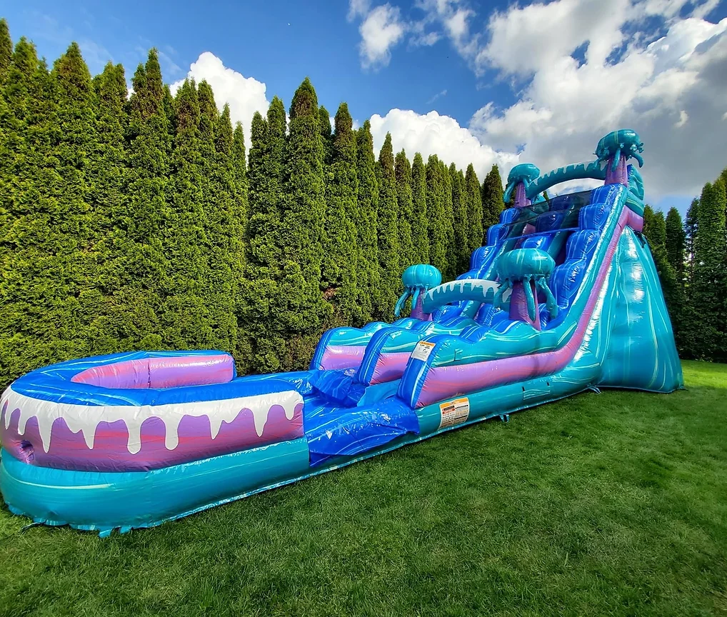 20 FT JELLYFISH Waterslide (20' H x 37' L x 15' W)
