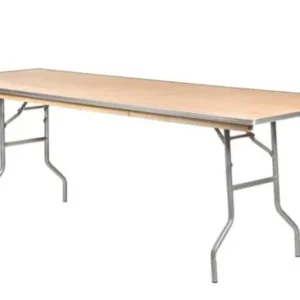 8FT Rectangle Birchwood Table