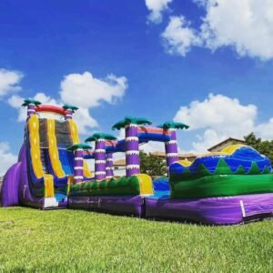 18 FT MEGA Waterslide (25’ H x 45’L x 14’W)